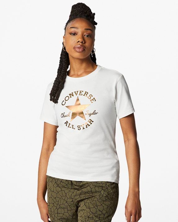 Metallic Chuck Taylor Patch Classic Fit T-Shirt