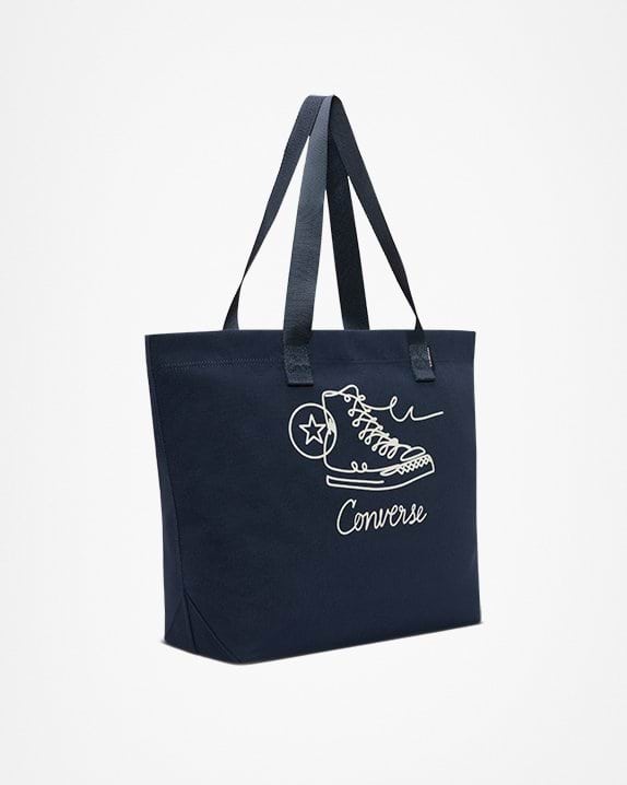 Canvas Sneaker Graphic Tote