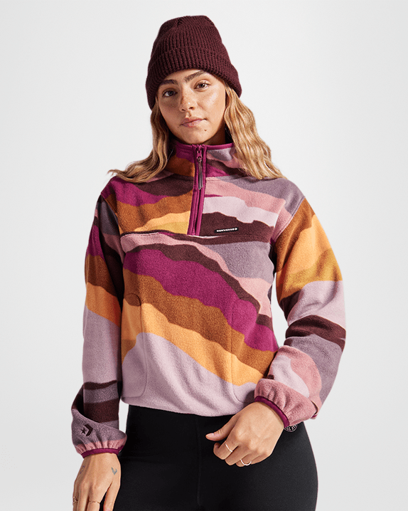 Bluza damska Counter Climate Polar Fleece Abstract Half-Zip