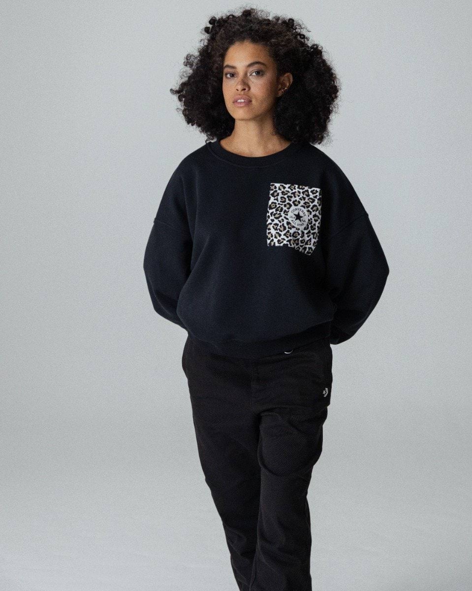 Bluza damska Leopard Crew