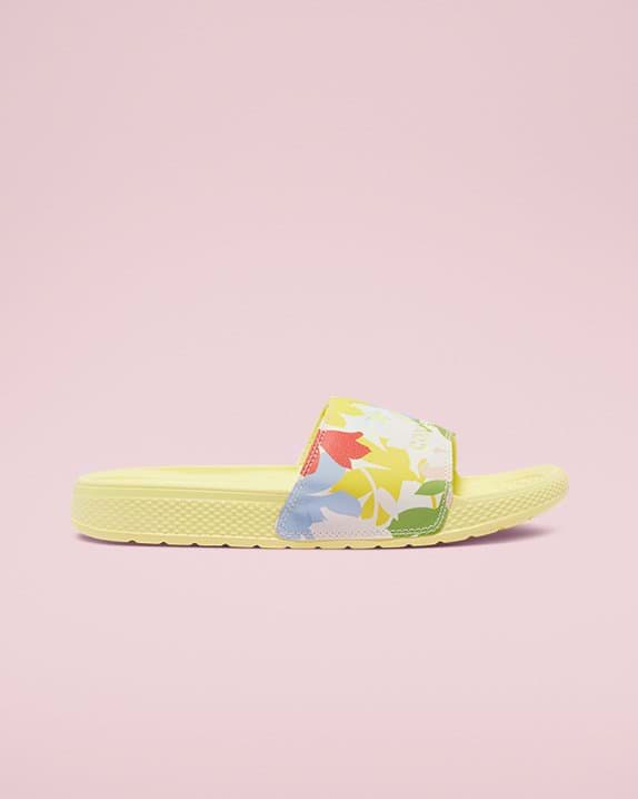 Floral Print All Star Slide