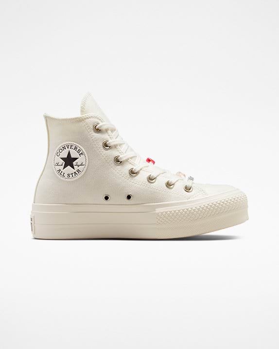 Chuck Taylor All Star Lift Platform DIY Beads