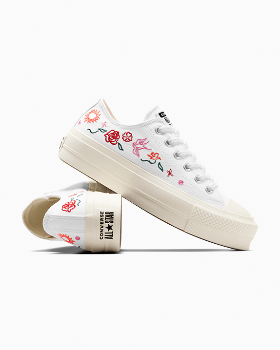 Chuck Taylor All Star Lift Platform Summer Embroidery