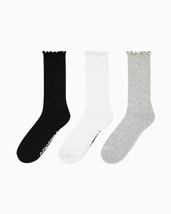 3-Pak Skarpetek Lettuce Cuff Crew